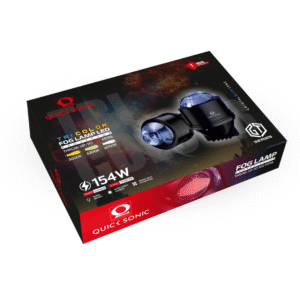 Quick Sonic GT Series 154W Fog Lamp / Projector Light – 3″ Tri-Color Beam, IP68, 500M Range