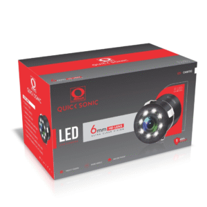 Quick Sonic QS-CAM110 LED Car Camera – HD View, Night Vision, Waterproof, Screen Display Only