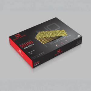 Quick Sonic Sound Damping Sheets (Pack of 10) – Noise & Vibration Reduction, 460×800mm, 2.2mm Thickness