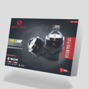 Quick Sonic QS-P92 Vision Pro Plus 2-Eye Laser Fog Lamp Projector – 160W, Blue Lens, 16000 Lm, Intelligent CANBUS