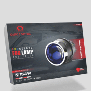 Quick Sonic QS-P91 Vision Pro Series Fog Lamp Projector – 154W, Tricolour Beam, Inbuilt Laser, Smart Heat Dissipation